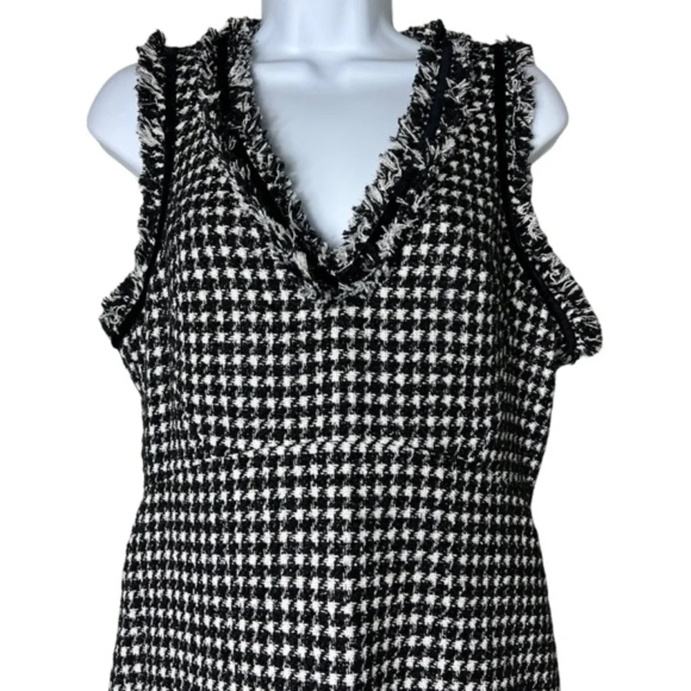 Kate Spade houndstooth tweed dress